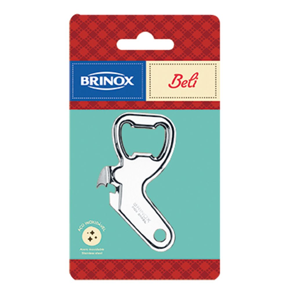 Abrelatas y destapador Brinox